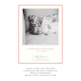 Laurel Medium Luxe Birth Announcement Holiday Card