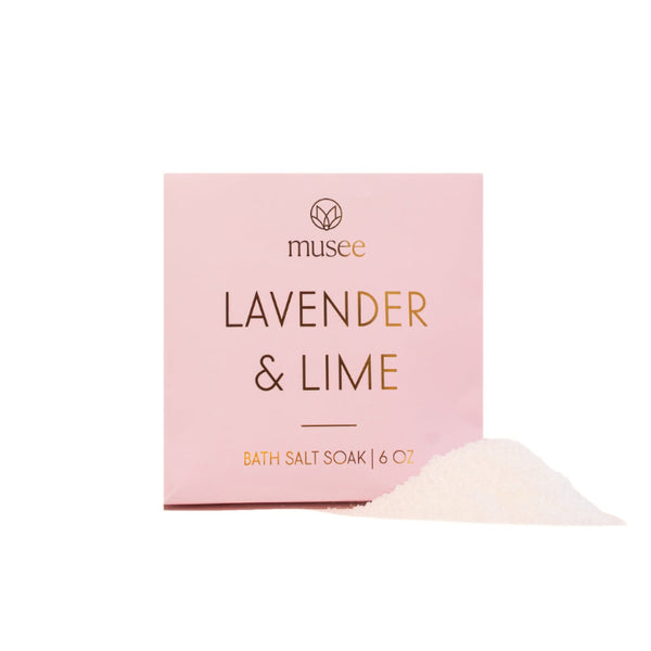 Lavender & Lime Mini Bath Salts