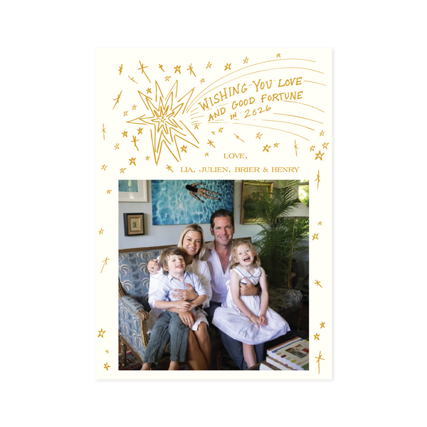 Lia Classic Printed Holiday Card