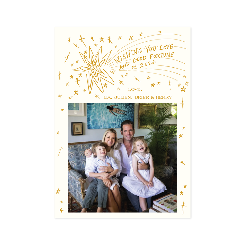 Lia Classic Printed Holiday Card
