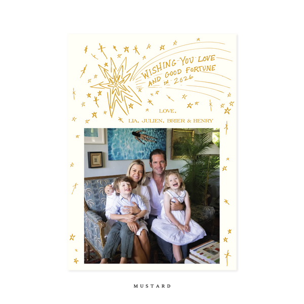 Lia Classic Printed Holiday Card
