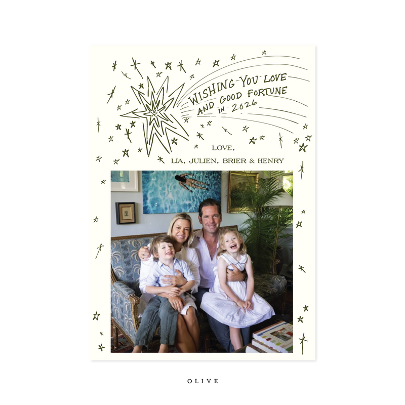 Lia Classic Printed Holiday Card