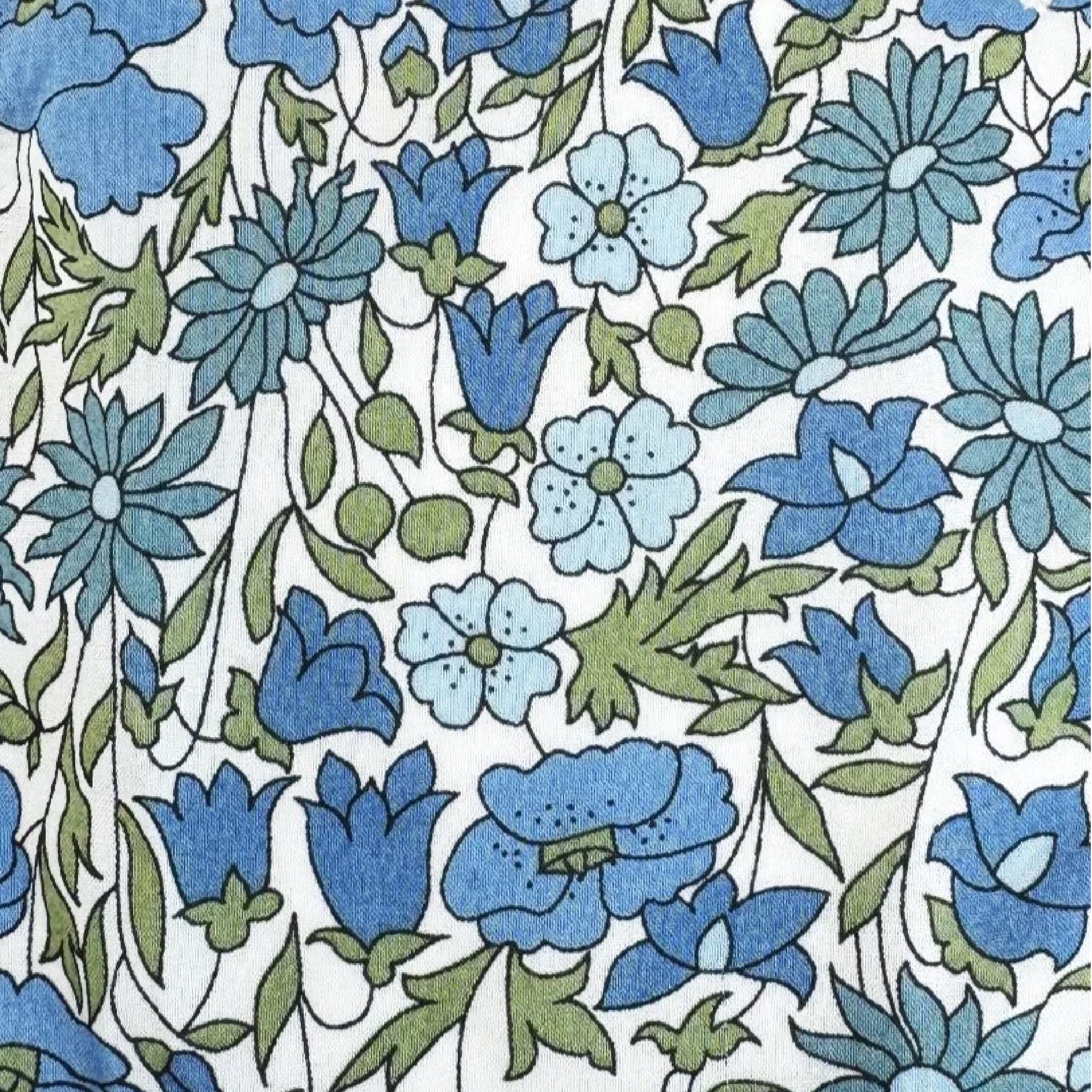 Blue Poppy & Daisy Liberty Cases
