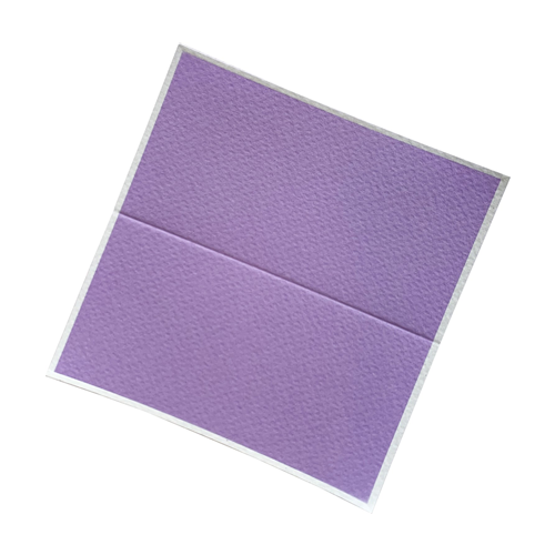 Lilac & White Bordered Place Cards