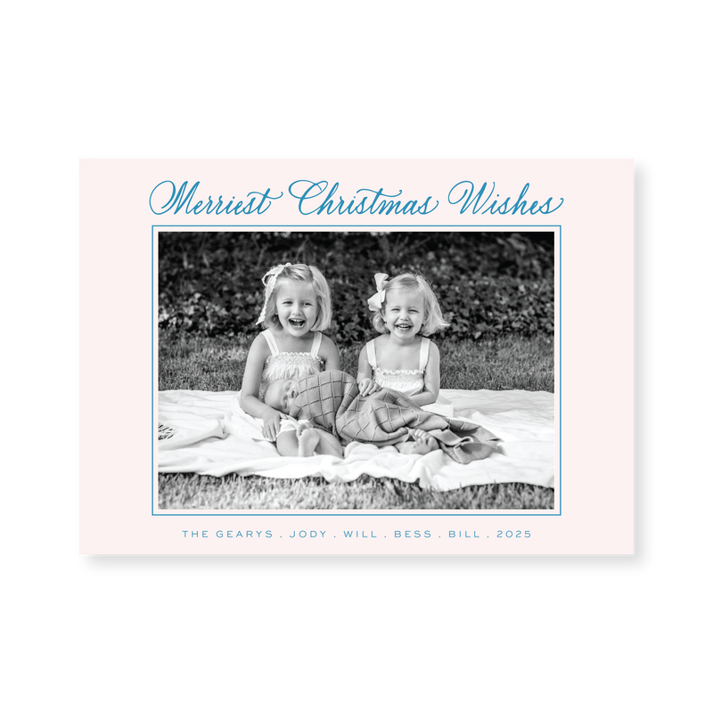 Goodwin Letterpress Colored Paper Holiday Card