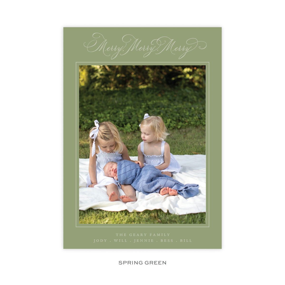 Ludlow Classic Flat Print Holiday Card, Large (Archive)