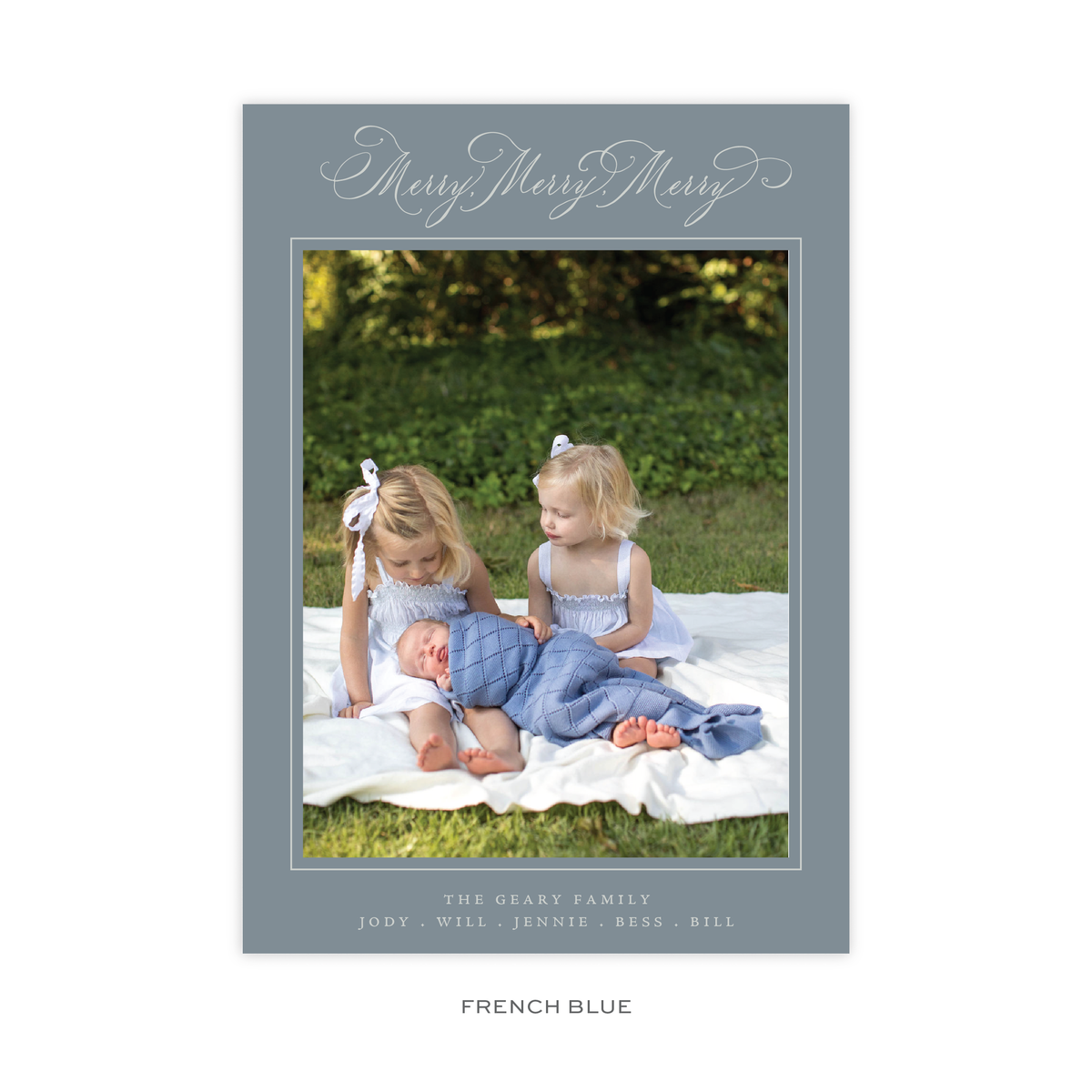 Ludlow Classic Flat Print Holiday Card, Large (Archive)