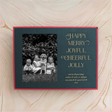 Luna Medium Luxe Holiday Card