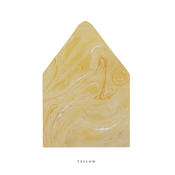 The Yellow Marble Luxe Envelope Liner