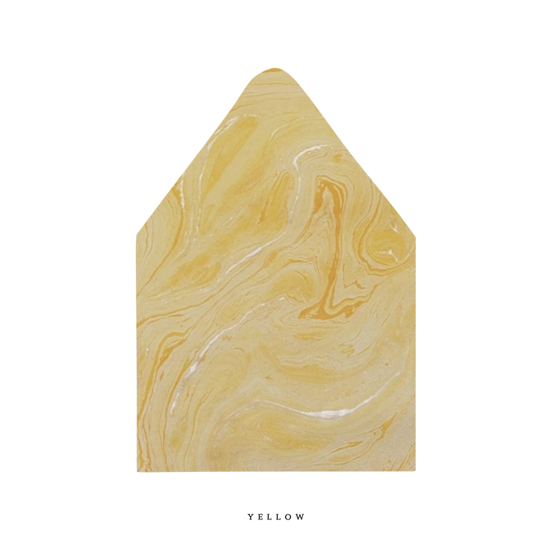 The Yellow Marble Luxe Envelope Liner