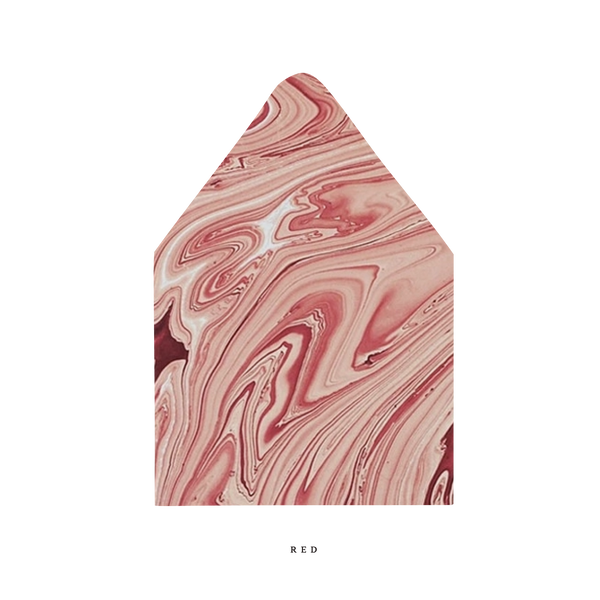 The Red Marble Luxe Envelope Liner