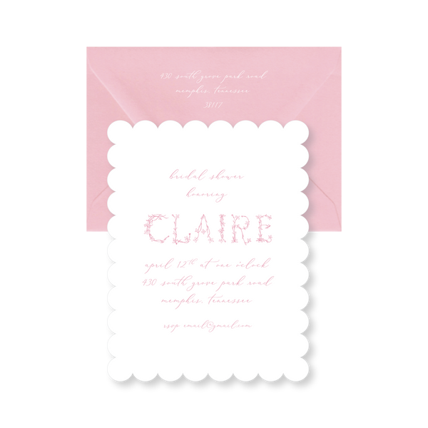 Margaret Bridal Invitation