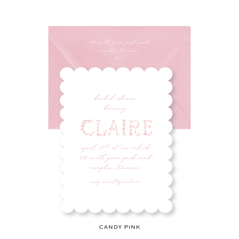 Margaret Bridal Invitation