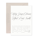 Mary James Rehearsal Dinner Invitation