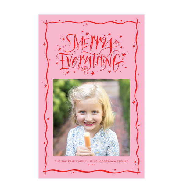 Mayfair Classic Printed Large Holiday Card
