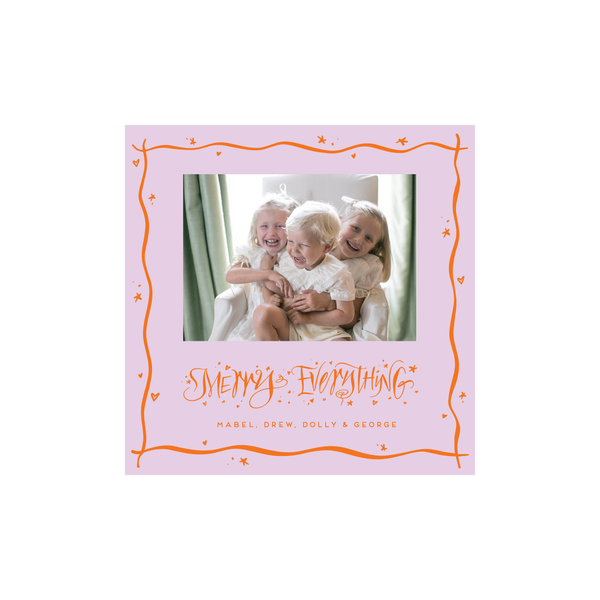 Mayfair Classic Printed Small Square Holiday Card