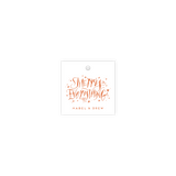 Ansley Square Letterpress Holiday Gift Tag
