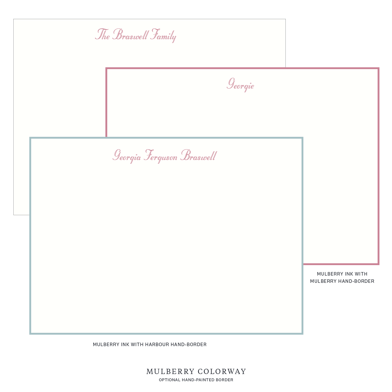 Mayfair Laid Paper Notecard