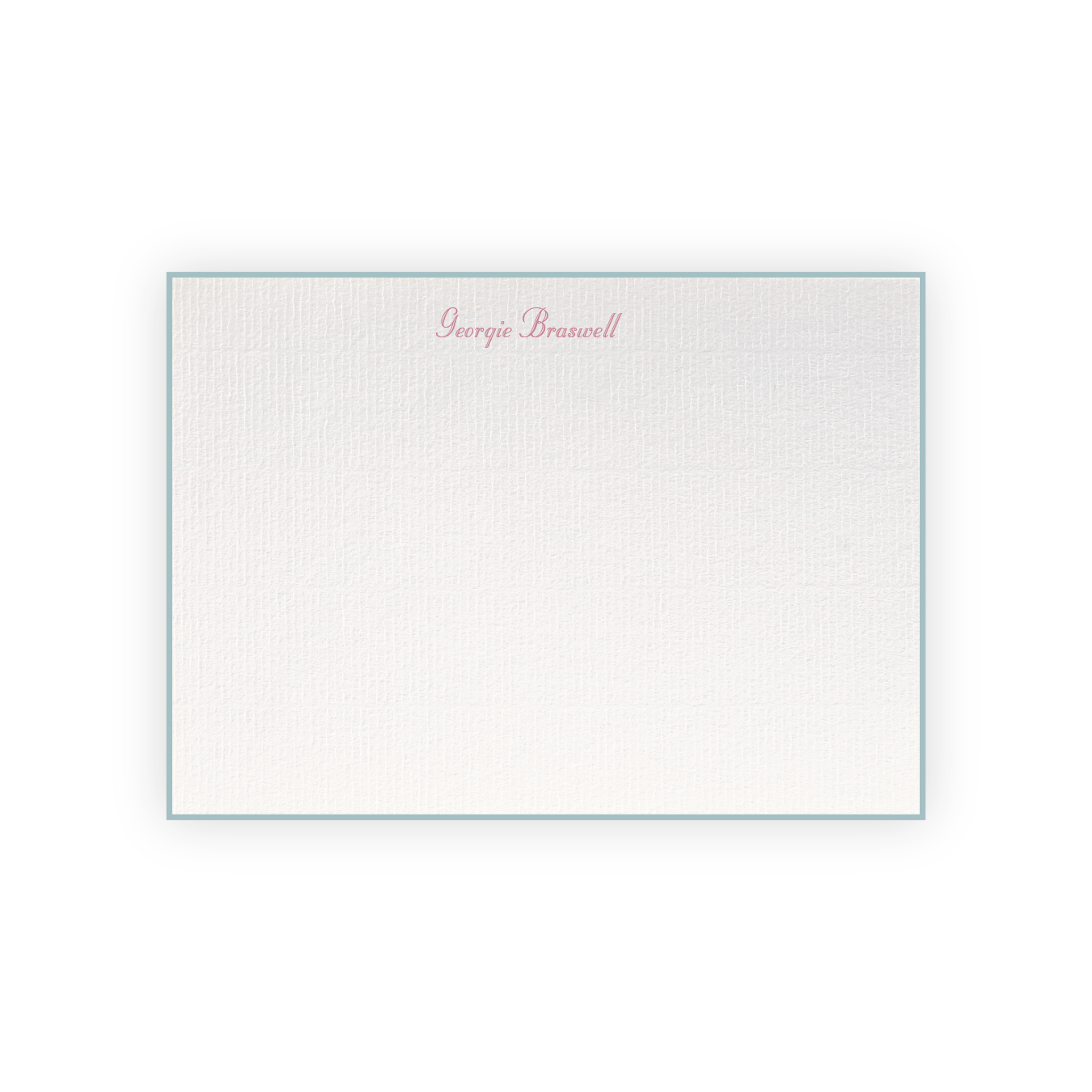 Mayfair Laid Paper Notecard