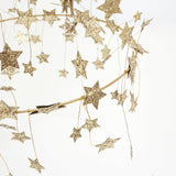 Gold Sparkle Star Chandelier