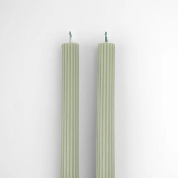 Sage Green Table Candles