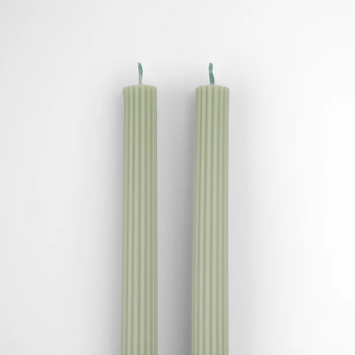 Sage Green Table Candles