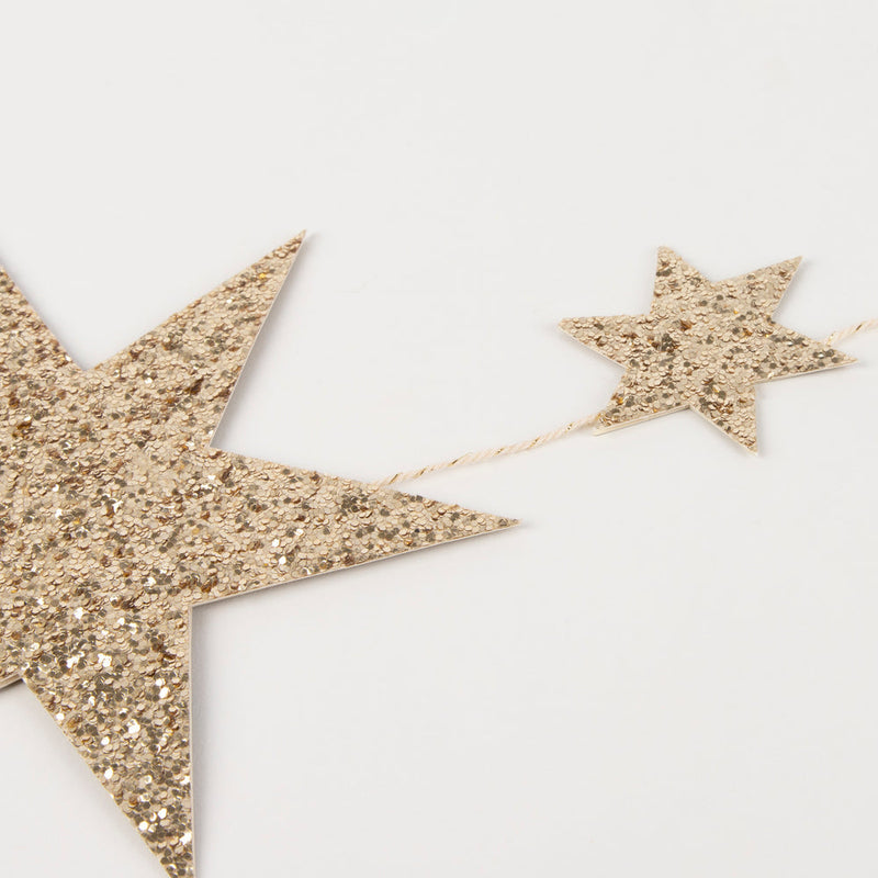 Glitter Stars Garland