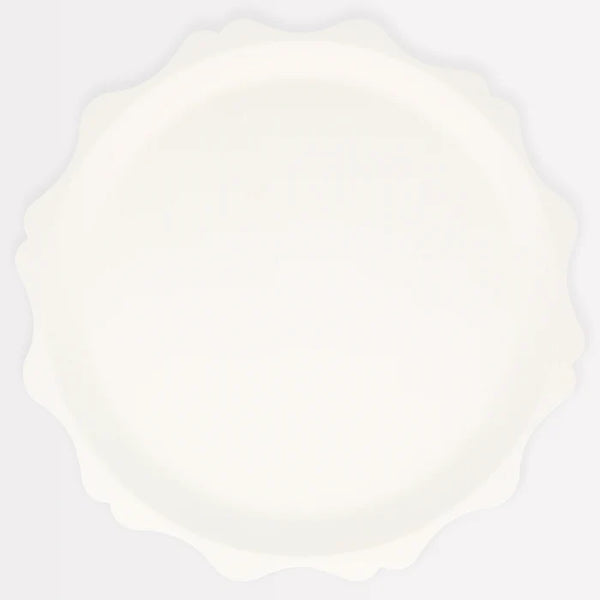 Cream Dinner Plate
