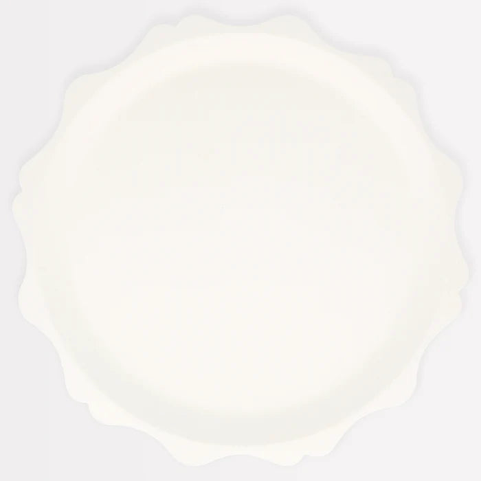 Cream Dinner Plate
