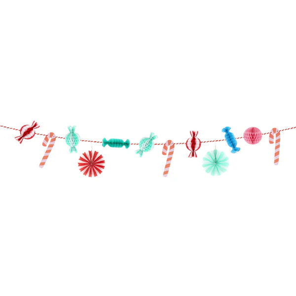 Christmas Candy Mini Honeycomb Garland