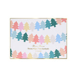 Tissue Paper Christmas Tree Garlands