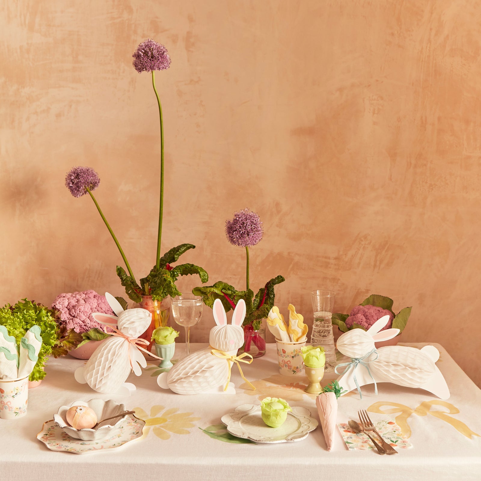 Bunny Honeycomb Decorations