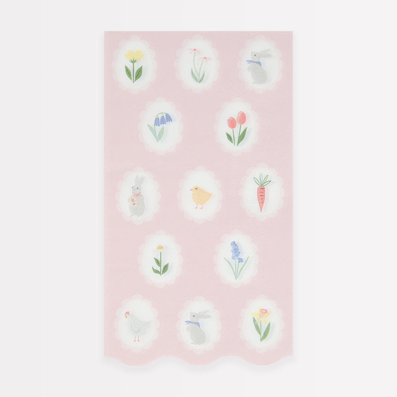 Easter Cameo Paper Guest Towels