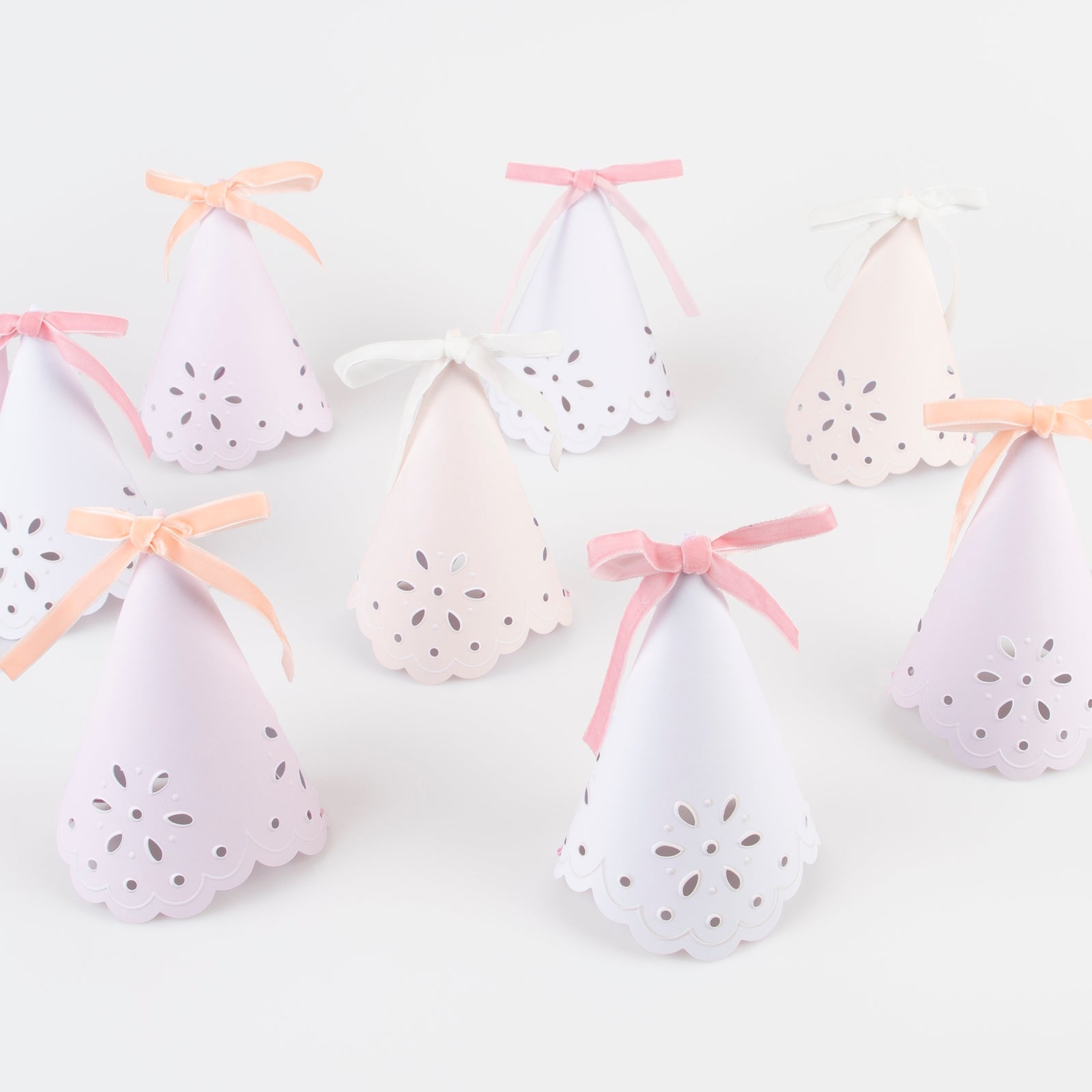 Broderie Anglaise Lace Party Hats