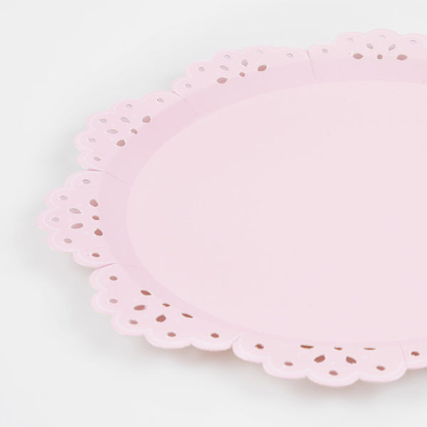 Broderie Anglaise Lace Multi Paper Side Plates