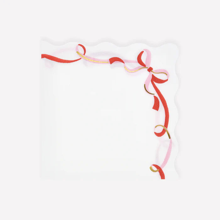 Ribbon Bow Dinner Napkin