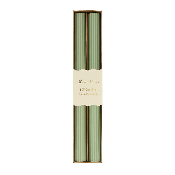 Sage Green Table Candles
