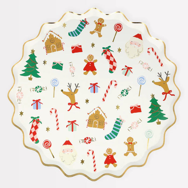 Jolly Christmas Dinner Plate