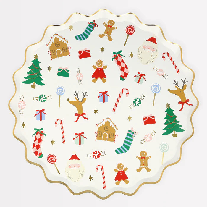 Jolly Christmas Dinner Plate