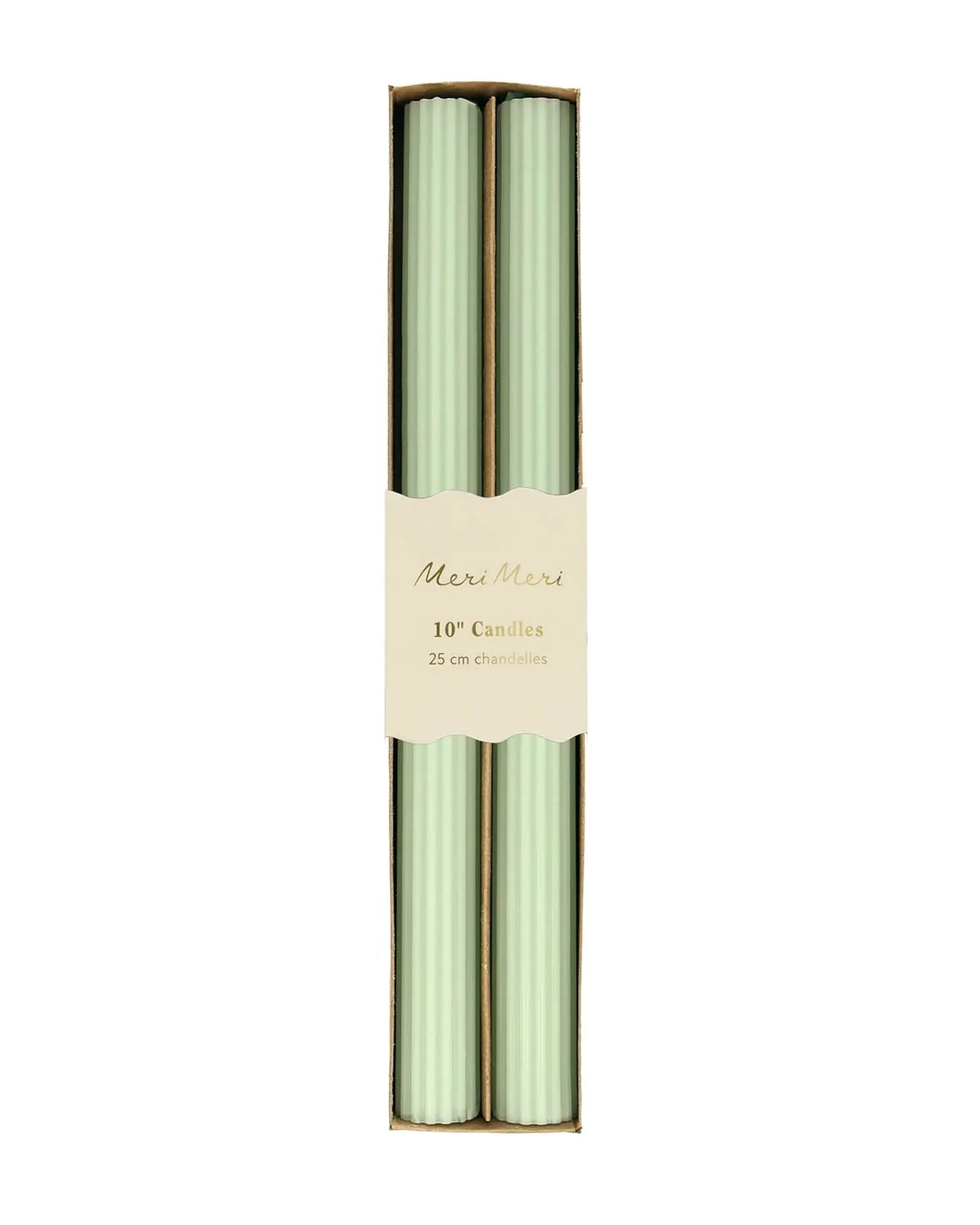 Sea Foam Green Table Candles
