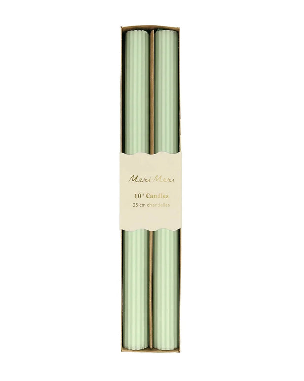 Sea Foam Green Table Candles