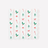 Festive Icon Stripes Dinner Napkin