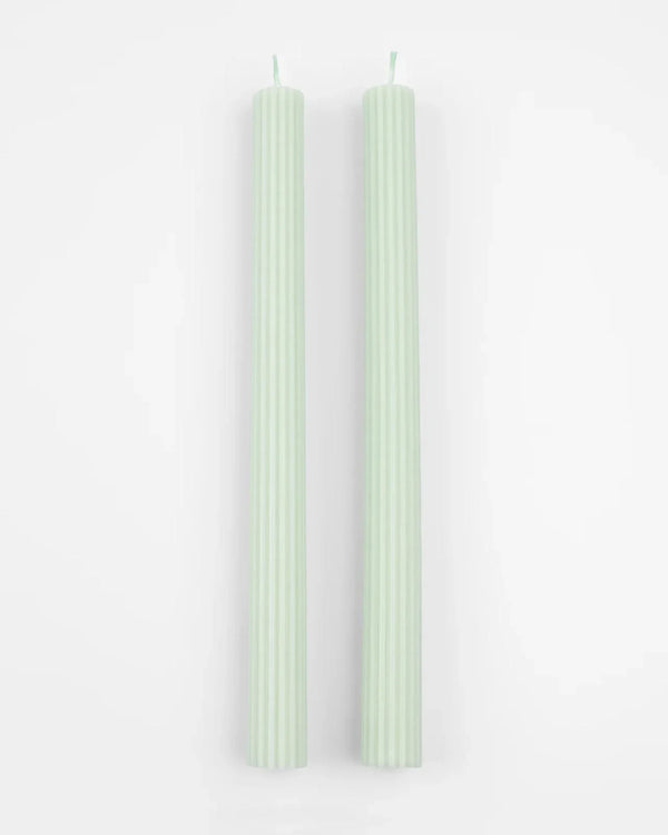 Sea Foam Green Table Candles