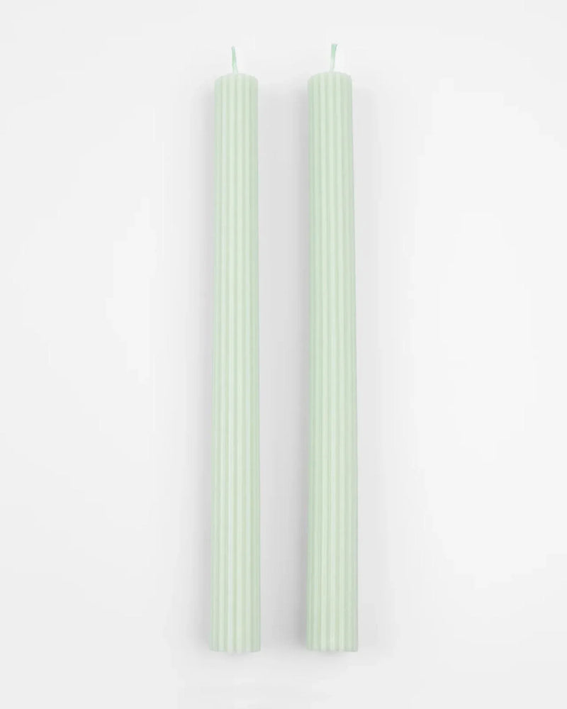 Sea Foam Green Table Candles