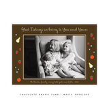 Melba Medium Horizontal Classic Printed Holiday Card