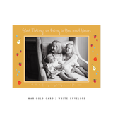 Melba Medium Horizontal Classic Printed Holiday Card