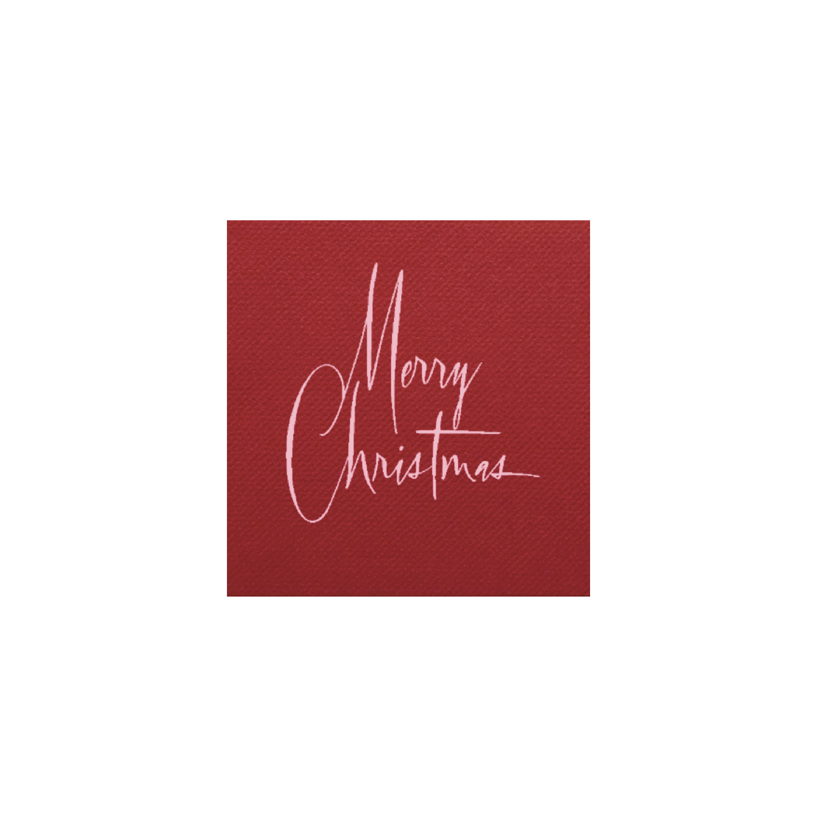 Merry Christmas Red Petite Napkins