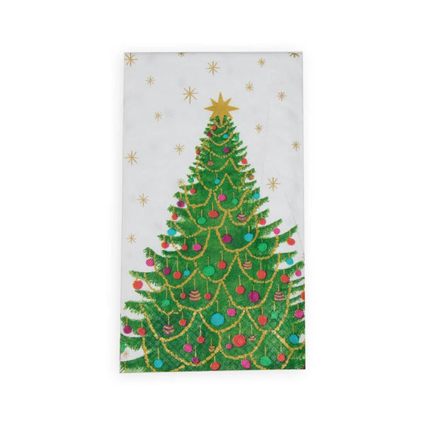 Merry and Bright Caspari Guest Towel