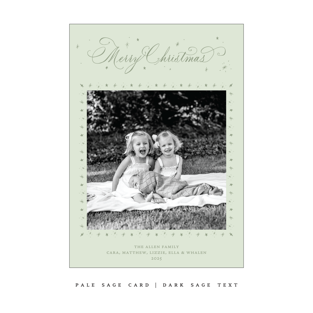 Middleton Classic Flat Print Holiday Card, Large (Archive)