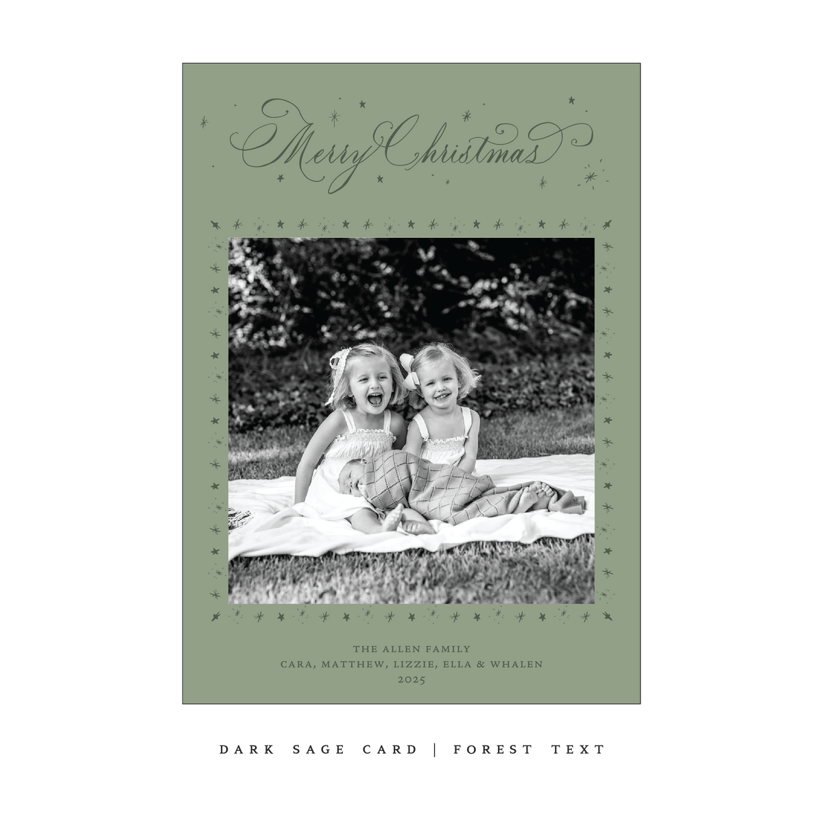 Middleton Classic Flat Print Holiday Card, Large (Archive)